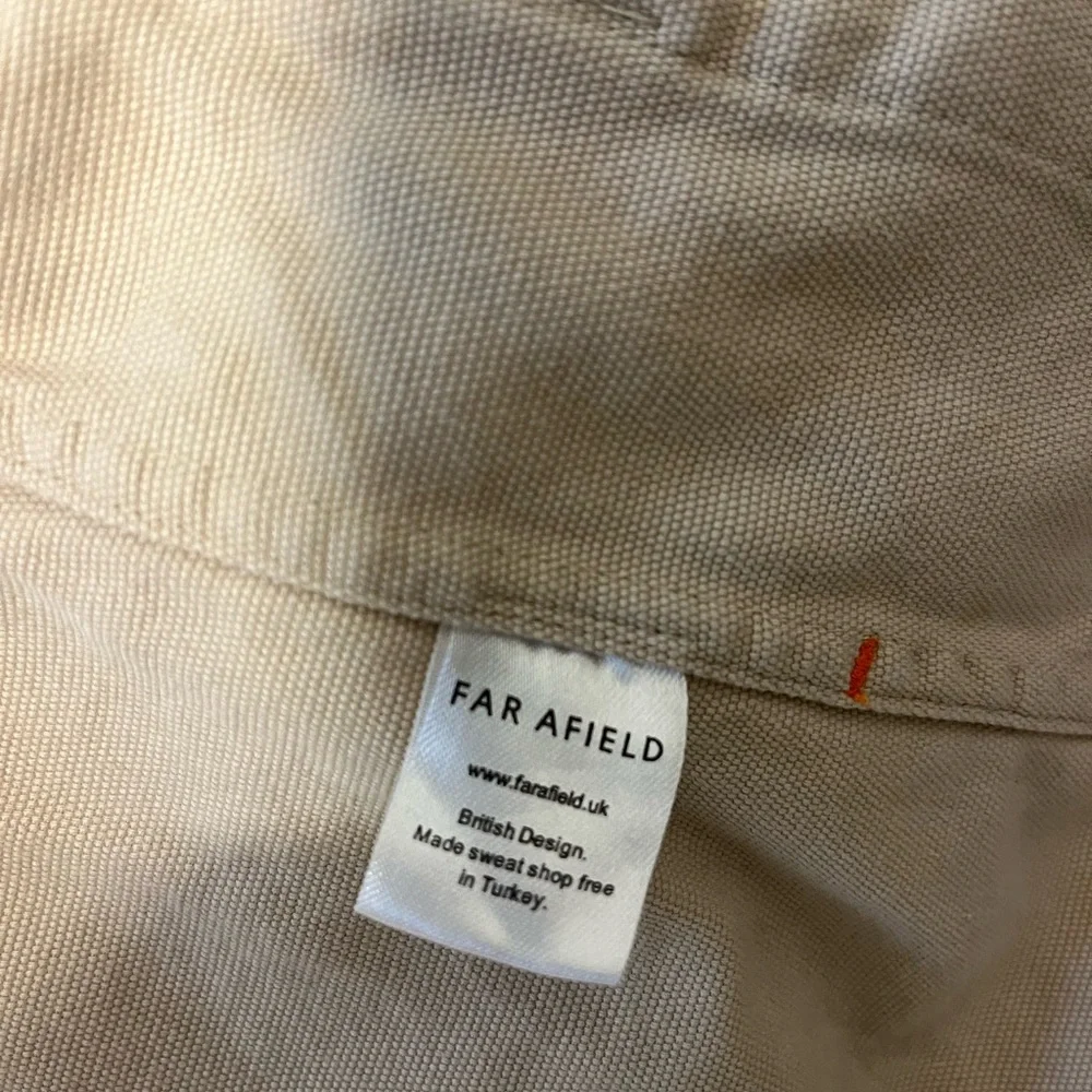 Beige Sun-Patterned Military Jacket - Picture 3 of 4